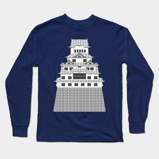 White Himeji Castle I Long Sleeve T-Shirt